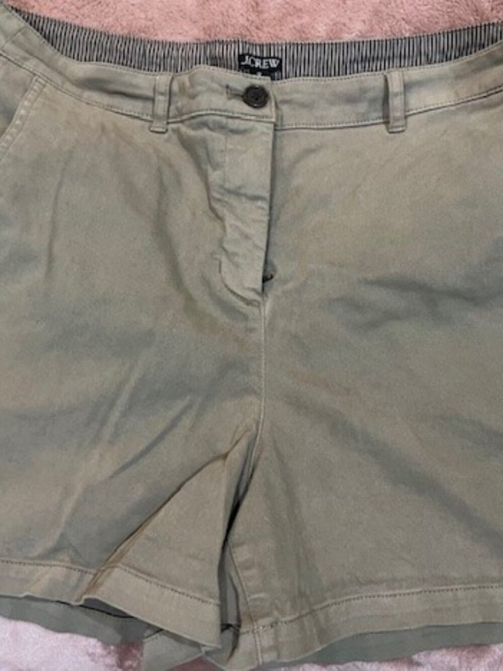 J. Crew khaki chino shorts